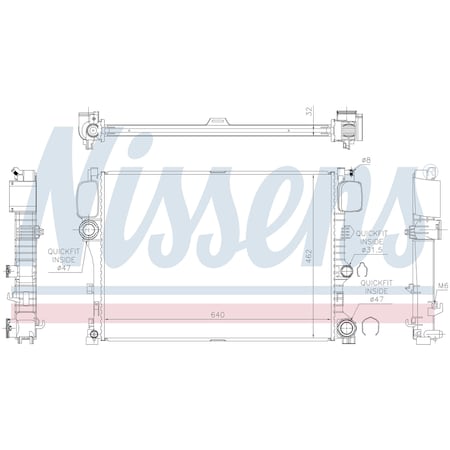 Nissen Radiator, 627025 627025